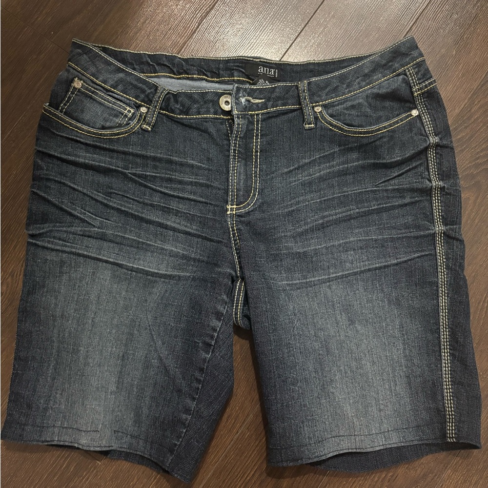 A.n.a  Dark Denim Shorts